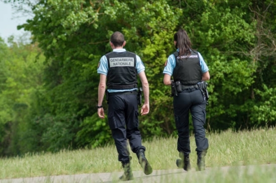 Gendarme en patrouille