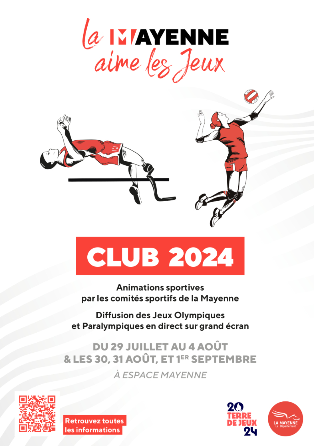 Affiche Club 2024 Espace Mayenne